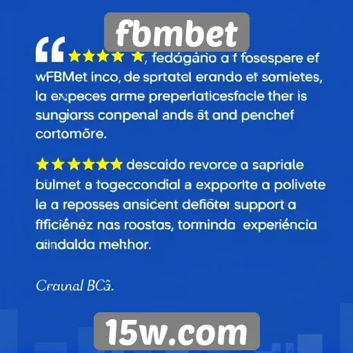 suporte ao cliente do fbmbet é destacado por usuários
