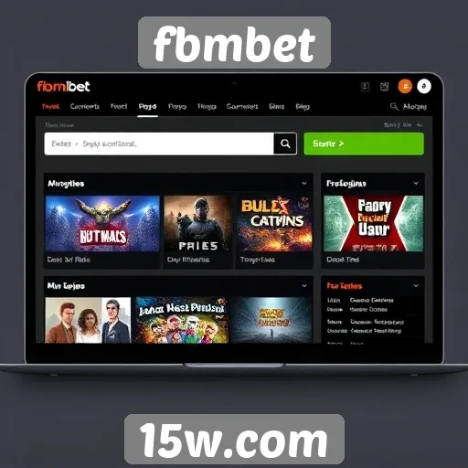 Análise da interface do usuário no site fbmbet